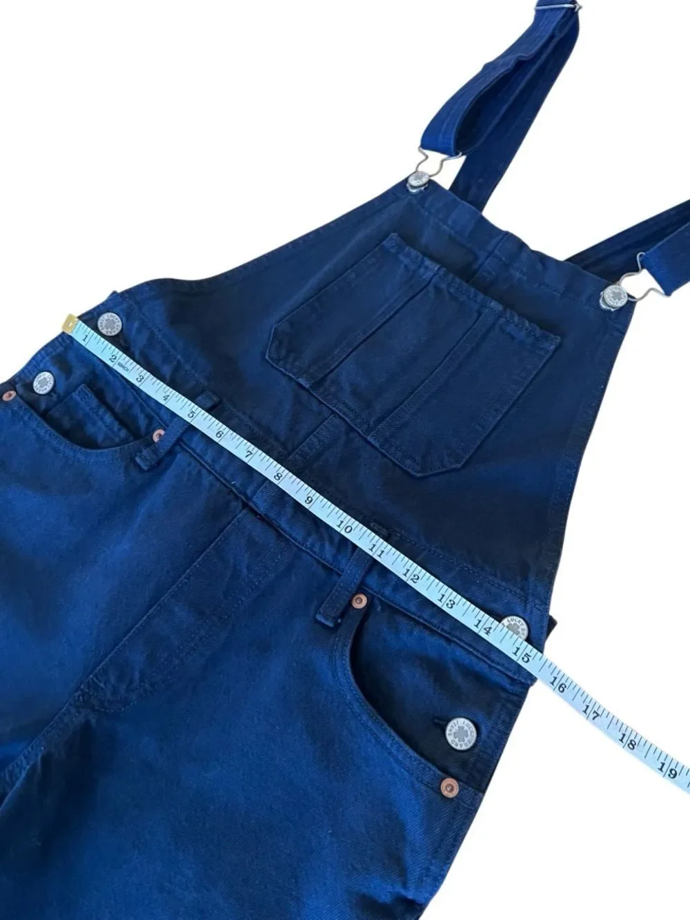 Lucky Brand Boyfriend Overall Dark Denim Size X-Small